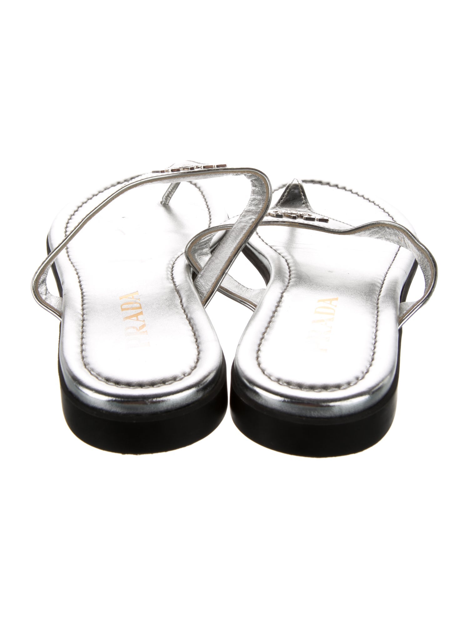 Prada Patent Leather Slides